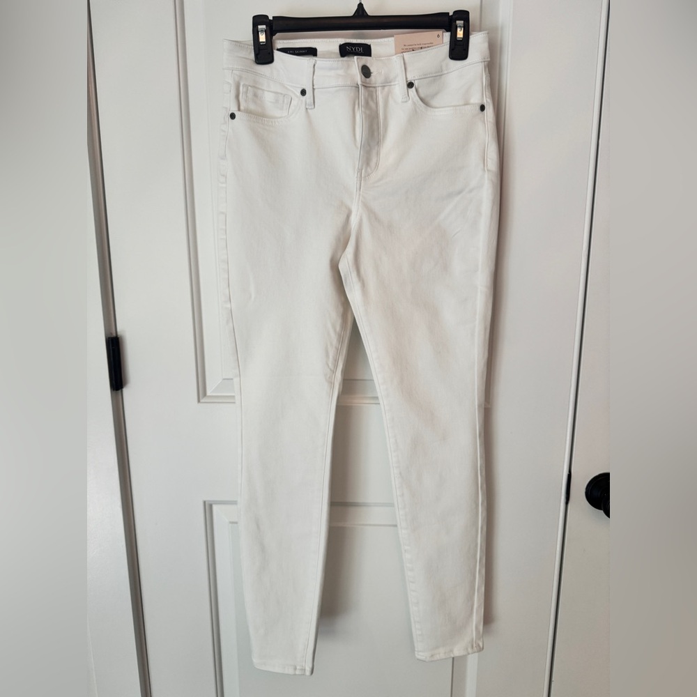 NYDJ Women's Cream Skinny Jeans